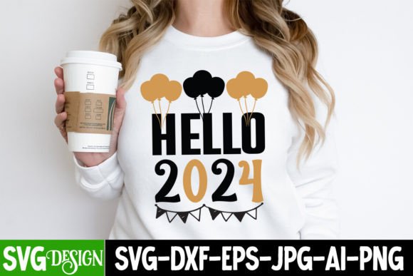 Hello 2024 SVG Cut File: Graphics & Freebies Review