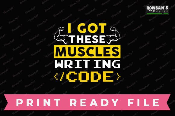 I Got These Muscles Writing Code: Graphics & Freebies Review